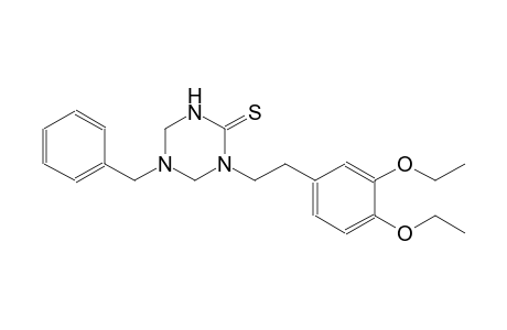 5-benzyl-1-[2-(3,4-diethoxyphenyl)ethyl]tetrahydro-1,3,5-triazine-2(1H)-thione