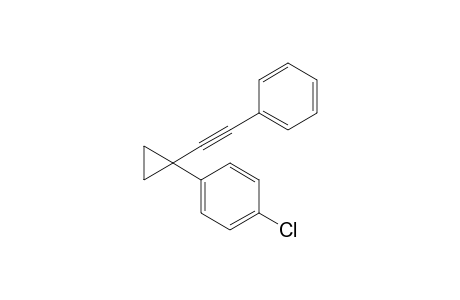 1-(Phenylethynyl)-1-(4'-chlorophenyl)cyclopropane