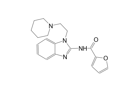 N-{1-[2-(1-piperidinyl)ethyl]-1H-benzimidazol-2-yl}-2-furamide