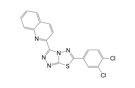 quinoline, 2-[6-(3,4-dichlorophenyl)[1,2,4]triazolo[3,4-b][1,3,4]thiadiazol-3-yl]-