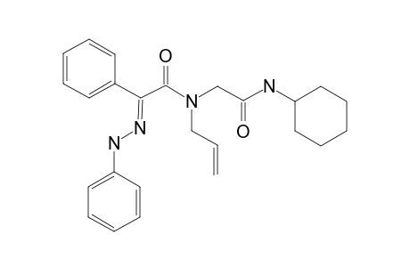 (E)-N-ALLYL-N-[2-(CYCLOHEXYLAMINO)-2-OXOETHYL]-2-PHENYL-2-(2-PHENYLHYDRAZONO)-ACETAMIDE