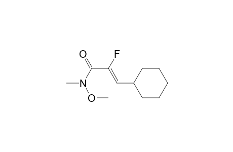 (Z)-3-Cyclohexyl-2-fluoro-N-methoxy-N-methylpropenamide