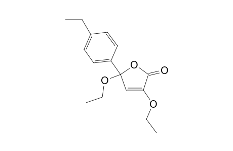 3,5-diethoxy-5-(4-ethylphenyl)furan-2(5H)-one
