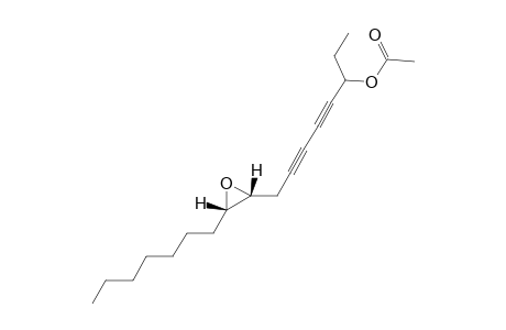 GINSENOYNE-G;3-ACETOXY-9,10-EPOXY-4,6-HEPTADECADIYNE