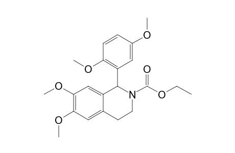 (+/-)-ETHYL-1-(2,5-DIMETHOXYPHENYL)-6,7-DIMETHOXY-3,4-DIHYDROISOQUINOLINE-2(1H)-CARBOXYLATE