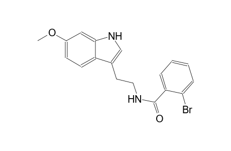 2-bromo-N-[2-(6-methoxy-1H-indol-3-yl)ethyl]benzamide