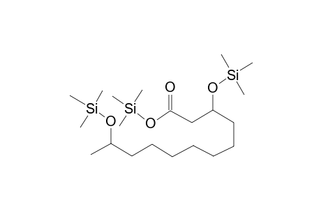 Dodecanoic acid <3,11-dihydroxy->, tri-TMS