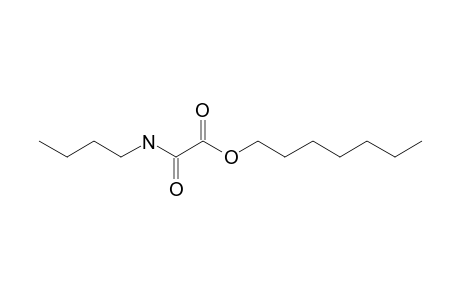 Oxalic acid, monoamide, N-butyl-, heptyl ester