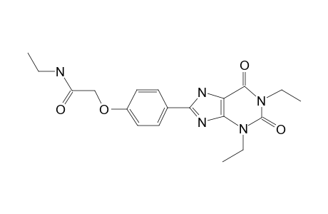 Xanthine, 1,3-diethyl-8-[4-[[[ethylamino]carbonyl]methoxy]phenyl]-