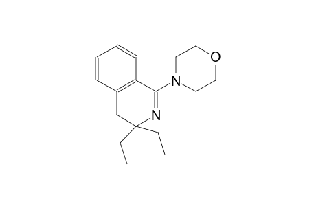 isoquinoline, 3,3-diethyl-3,4-dihydro-1-(4-morpholinyl)-