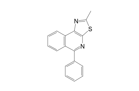 2-methyl-5-phenyl-[1,3]thiazolo[5,4-c]isoquinoline