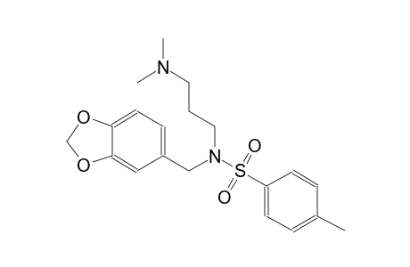 N-(1,3-benzodioxol-5-ylmethyl)-N-[3-(dimethylamino)propyl]-4-methylbenzenesulfonamide
