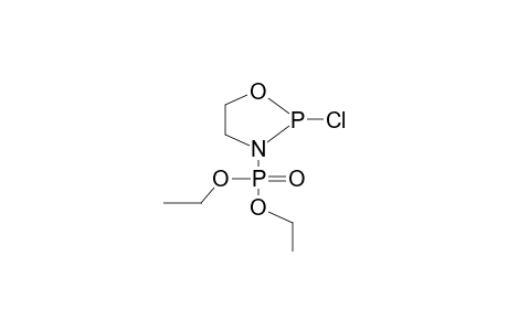 2-CHLORO-3-DIETHOXYPHOSPHINYL-1,3,2-OXAZAPHOSPHOLANE