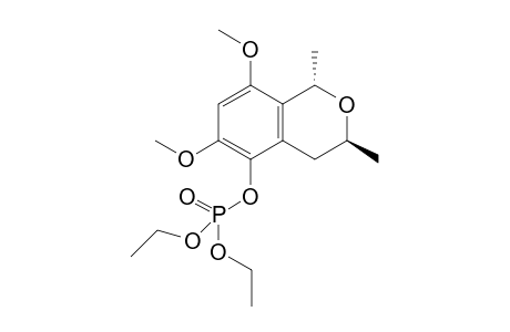 (1S,3S)-6,8-Dimethoxy-1,3-dimethylisochroman-5-yl diethylphosphate