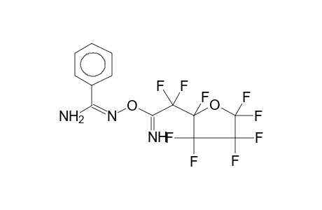 O-(PERFLUORO-TETRAHYDROFUR-2-YLMETHYLCARBIMIDOYL)BENZAMIDOXIME