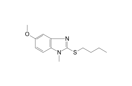 2-(Butylsulfanyl)-1-methyl-1H-benzimidazol-5-yl methyl ether