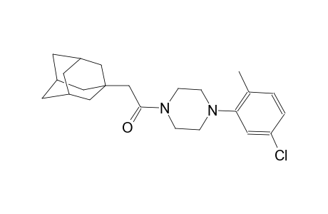 1-(1-adamantylacetyl)-4-(5-chloro-2-methylphenyl)piperazine