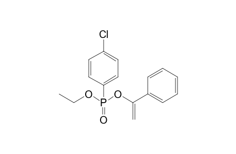 1-Chloranyl-4-[ethoxy(1-phenylethenoxy)phosphoryl]benzene