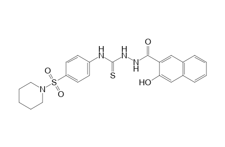 1-(3-hydroxy-2-naphthoyl)-4-[p-(piperidinosulfonyl)phenyl]-3-thiosemicarbazide