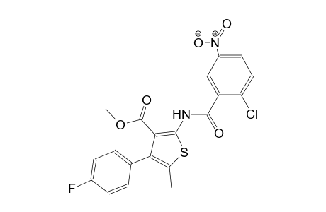 methyl 2-[(2-chloro-5-nitrobenzoyl)amino]-4-(4-fluorophenyl)-5-methyl-3-thiophenecarboxylate