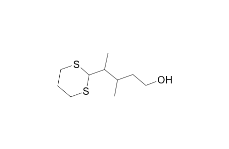 4-(1,3-Dithian-2-yl)-3-methyl-1-pentanol