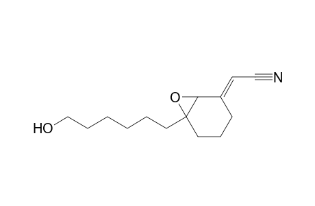 (2E)-2-[6-(6-hydroxyhexyl)-7-oxabicyclo[4.1.0]heptan-2-ylidene]acetonitrile