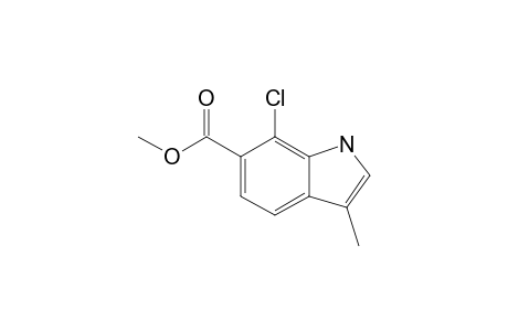 METHYL-7-CHLORO-3-METHYL-1H-INDOLE-6-CARBOXYLATE