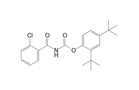 (o-chlorobenzoyl)carbamic acid, 2,4-di-tert-butylphenyl ester