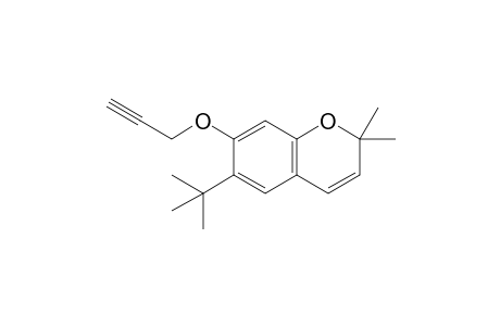 7-(Propargyloxy)-6-(t-butyl)-2,2-dimethyl-chromene