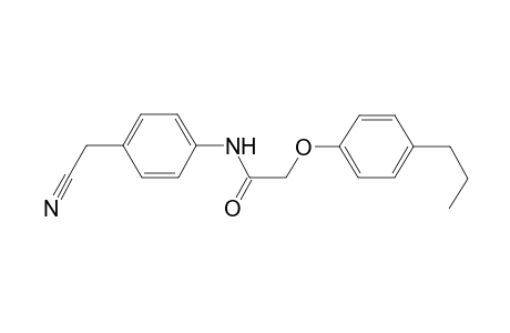 Acetamide, N-(4-cyanomethylphenyl)-2-(4-propylphenoxy)-