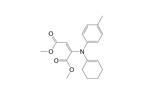 cis-N-(cyclohexen-1-yl)-N-(1,2-dimethoxycarbonylvinyl)-p-toluidine