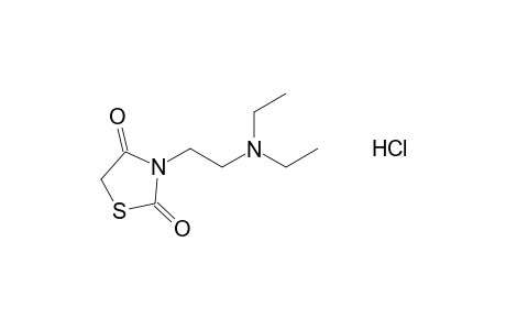3-[2-(diethylamino)ethyl]-2,4-thiazolidinedione, hydrochloride