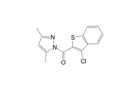 1-[(3-Chloro-1-benzothien-2-yl)carbonyl]-3,5-dimethyl-1H-pyrazole