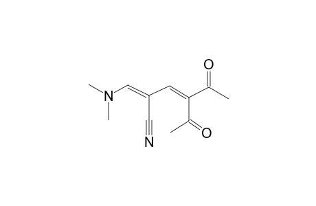 (2Z)-4-Acetyl-2-[(dimethylamino)methylene]-5-oxo-3-hexenenitrile