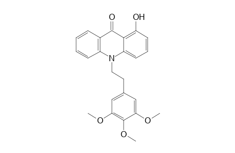 1-Hydroxy-10-[2-(3,4,5-trimethoxyphenyl)ethyl]-10H-acridin-9-one