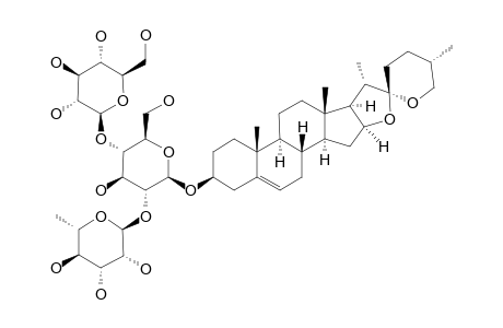 YAMOGENIN-3-O-ALPHA-L-RHAMNOPYRANOSYL-(1->2)-[BETA-D-GLUCOPYRANOSYL-(1->4)]-BETA-D-GLUCOPYRANOSIDE