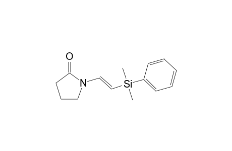 (E)-N-((2-Dimethylphenylsilyl)vinyl)pyrrolidinone