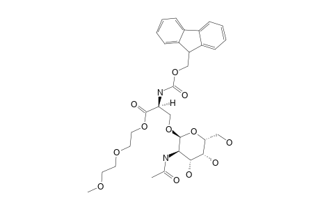 N-(FLUORENYLMETHYLOXYCARBONYL)-O-(2-ACETAMIDO-2-DEOXY-ALPHA-D-GALACTOPYRANOSYL)-L-SERINE-(METHOXYMETHYL)-ETHYLESTER
