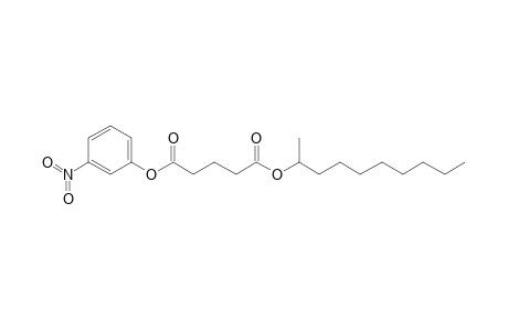 Glutaric acid, dec-2-yl 3-nitrophenyl ester