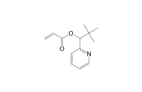 (2,2-Dimethyl-1-(2-pyridyl)propyl)propenoate