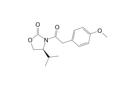 N-[(4"-Methoxybenzyl)carbonyl]-4(S)-isopropyl-1,3-oxazolidin-2-one