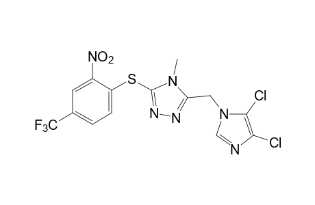 3-[(4,5-dichloroimidazol-1-yl)methyl]-4-methyl-5-[(2-nitro-alpha,alpha,alpha-trifluoro-p-tolyl)thio]-4H-1,2,4-triazole