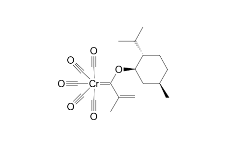 Pentacarbonyl[1-(1R,2S,5R)-menthyl-2-methyl-2-propenylidene]chromium(0)
