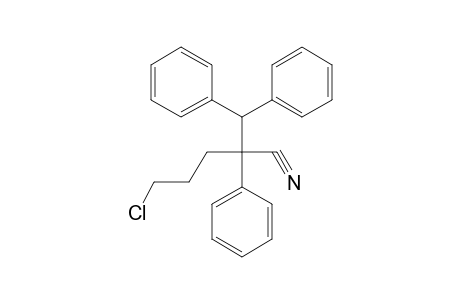 5-chloro-2-(diphenylmethyl)-2-phenylvaleronitrile