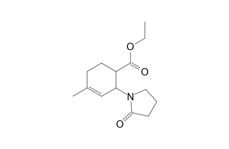2-(2-ketopyrrolidino)-4-methyl-cyclohex-3-ene-1-carboxylic acid ethyl ester