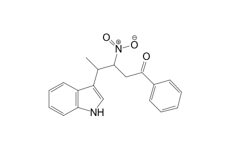 4-(1H-indol-3-yl)-3-nitro-1-phenyl-pentan-1-one