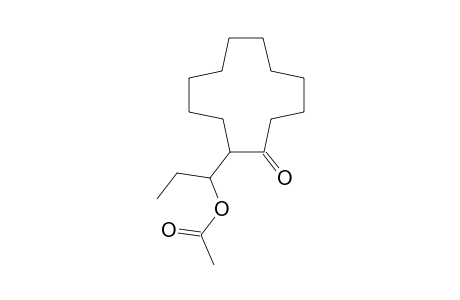 1-(2-oxocyclododecyl)propyl acetate