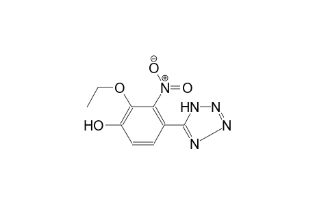 2-ethoxy-3-nitro-4-(1H-tetraazol-5-yl)phenol