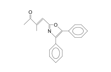 (E)-3-Methyl-4-(4,5-diphenyl-oxazol-2-yl)-but-3-en-2-one