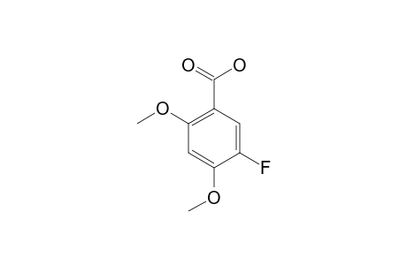 5-FLUORO-2,4-DIMETHOXY-BENZOIC-ACID